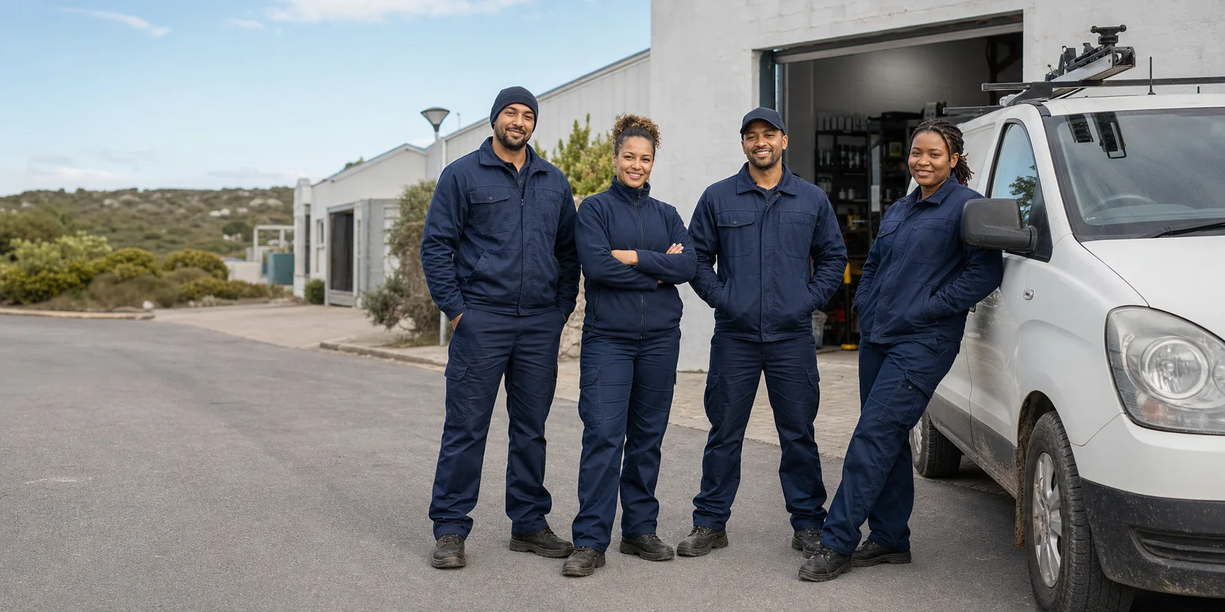 Representative local technical service team in the Overberg